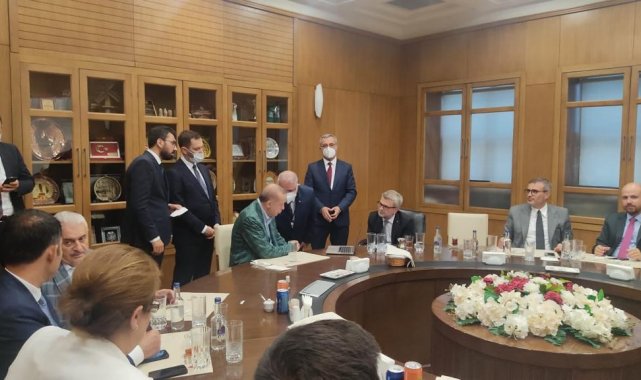 Başkan Mahçiçek&#039;ten Cumhurbaşkanı Erdoğan&#039;a EXPO 2023 sunumu