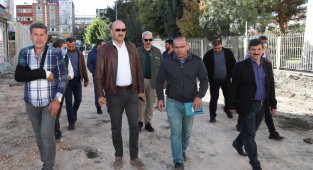 Başkan Vekili Aydın belediyenin çalışmalarını inceledi