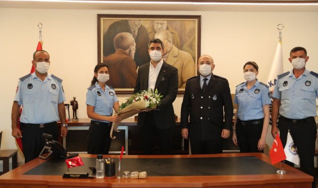 Başkan Yüksel, zabıta teşkilatının kuruluş yıl dönümünü personeli ile kutladı