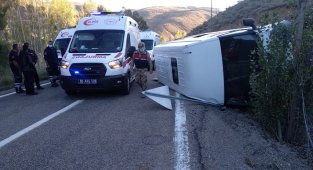 Bayburt'ta trafik kazası: 7 yaralı