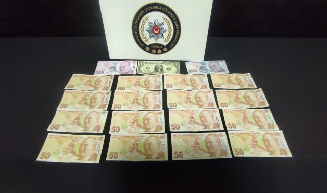 Bin liralık sahte para ile yakalandı