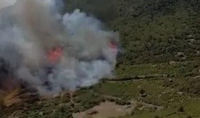 Burdur Bucak&#039;ta orman yangını