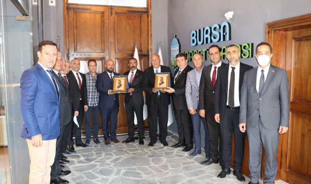 Bursa Ticaret Borsası, Gaziantep Ticaret Odası heyetini ağırladı