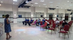 Büyükşehir çalışanlarına Covid-19 aşı teşviki eğitimi