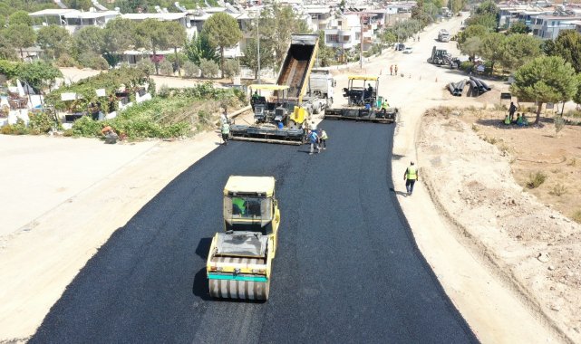 Büyükşehir, yol çalışmalarında hız kesmiyor