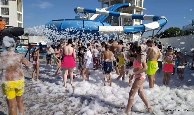 Çan Belediyesi’nden çocuklara özel Aquapark turu