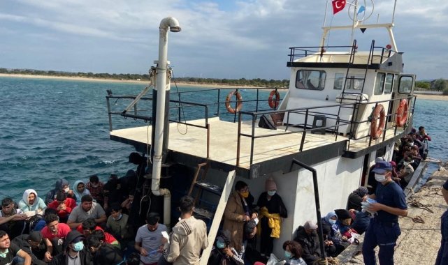 Çanakkale açıklarında 251 düzensiz göçmen yakalandı