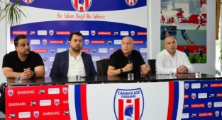 Çanakkale Dardanel spor basın toplantısı düzenledi