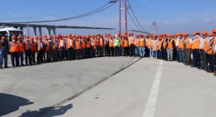 Çanakkale’nin Muhtarları, 1915 Çanakkale Köprüsü'nü inceledi.