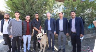 Çoban köpekleri İnegöl'de yarıştı