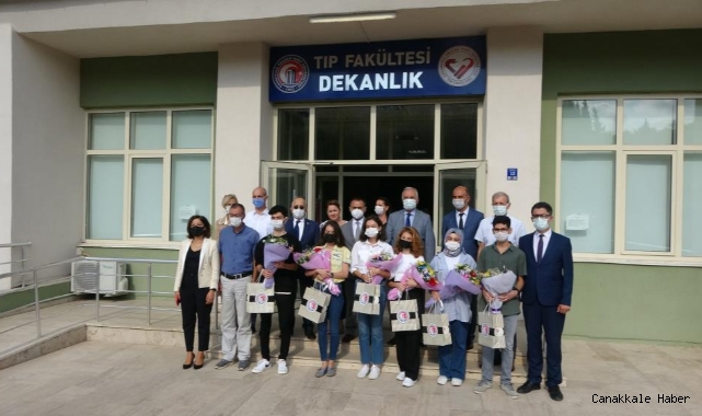 ÇOMÜ’de ilk kayıt töreni Tıp Fakültesinde yapıldı