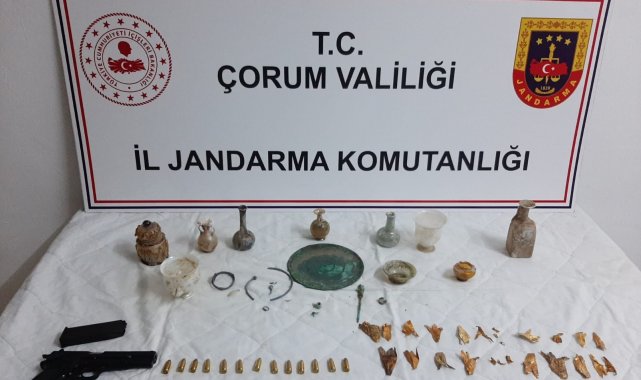 Çorum&#039;da tarihi eser operasyonu