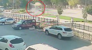 Çorum'daki kaza güvenlik kamerasında