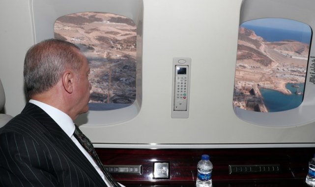 Cumhurbaşkanı Erdoğan, Akkuyu NGS sahasında incelemelerde bulundu