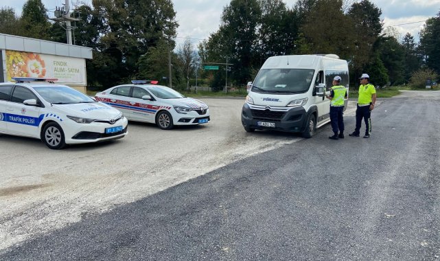 Düzce'de okul servisleri denetlendi