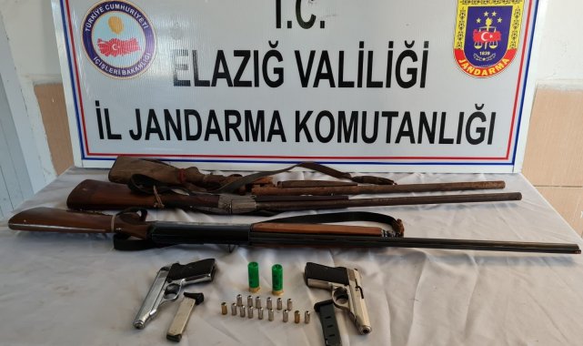 Elazığ&#039;da ruhsatsız silah operasyonu