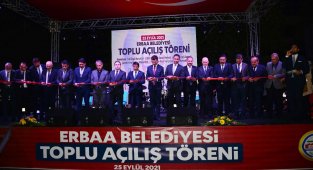 Erbaa'da 60 milyon TL'lik yatırımlar için toplu açılış töreni