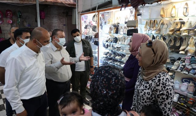 Esnaf ziyaretleri sürüyor