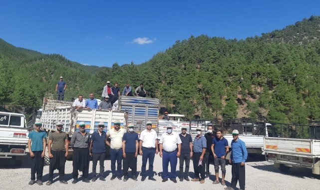 Feke&#039;de üreticilere yem desteği