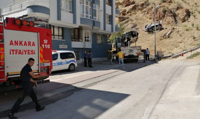 Geri gelirken uçurumdan düşen araçta 1 kişi öldü, 1 kişi ağır yaralandı