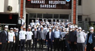 Hakkari'de "Hayat Var" sloganıyla temizlik kampanyası