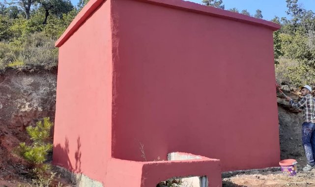 Hanönü köylerinin içme suyu depoları onarılıyor