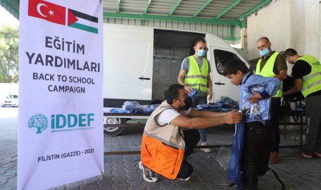 İDDEF&#039;ten öğrencilere eğitim seti desteği