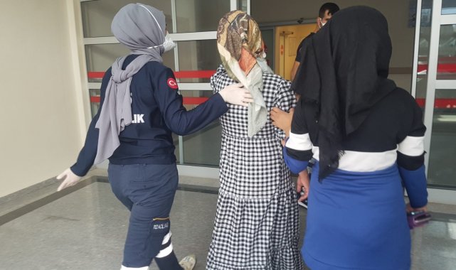 İncir toplarken merdivenden düşen kadın yaralandı