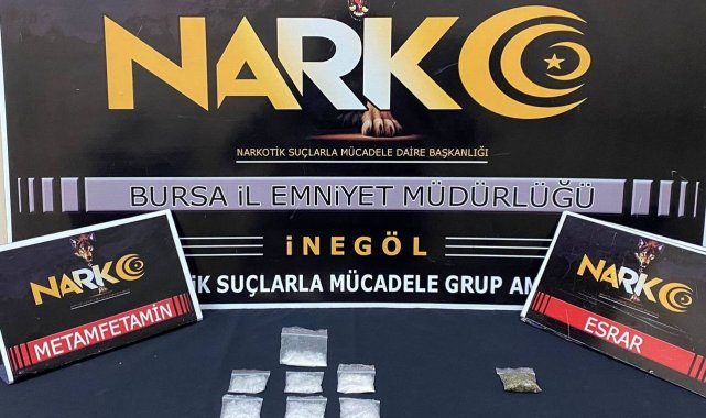 İnegöl&#039;de uyuşturucu operasyonu: 7 gözaltı
