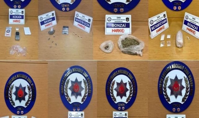 İzmir polisi zehir tacirlerine göz açtırmıyor: 10 tutuklama