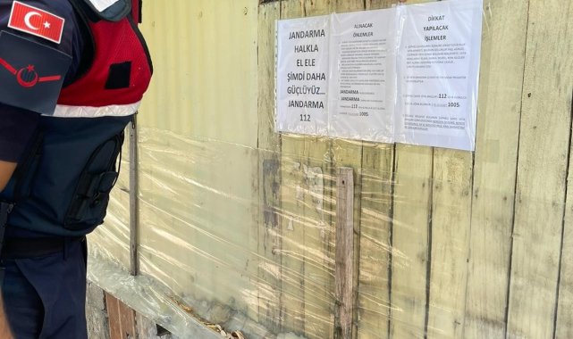 Jandarma yayladan dönecek vatandaşları hırsızlara karşı uyardı