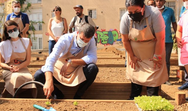 Kadıköy bostanlarının açılışı gerçekleşti