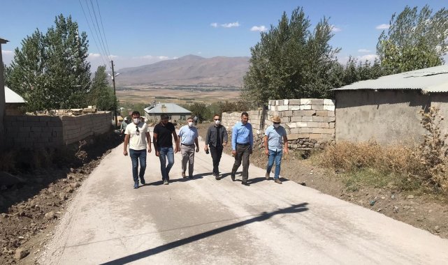 Kaymakam Savar, ilçedeki yol çalışmalarını denetledi