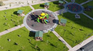 Keçiören'deki Nursultan Nazarbayev Parkı'nın yapımı tamamlandı