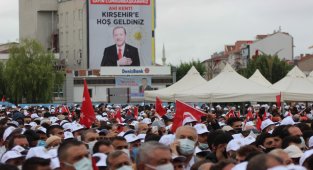 Kırşehir'de Erdoğan heyecanı