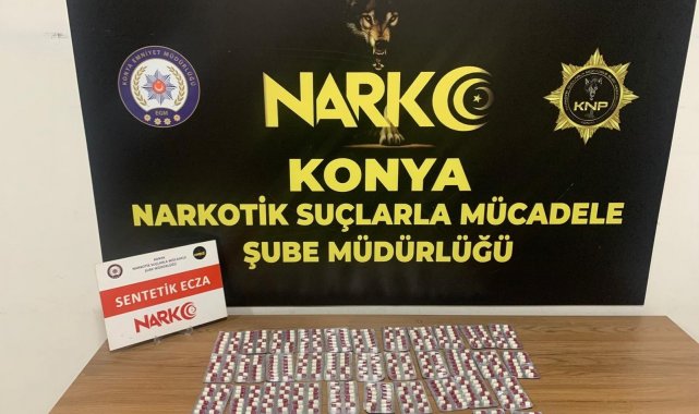 Konya&#039;da uyuşturucu operasyonu: 3 tutuklama
