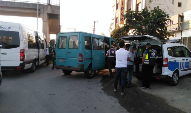 Korsan taşımacılık yapan 11 araç trafikten men edildi
