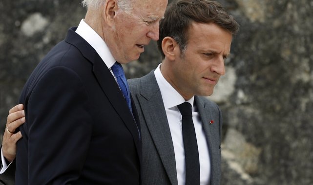Macron ve Biden denizaltı krizini görüşecek