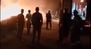 Mahalle arasında çıkan yangın korkuttu