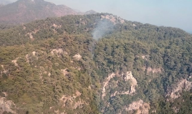 Marmaris&#039;te orman yangını