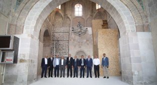 Milletvekili Kahtalı, restorasyon çalışmaları süren camiyi ziyaret etti