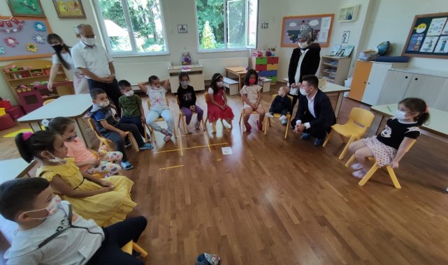 Miniklerin heyecanına ortak oldular