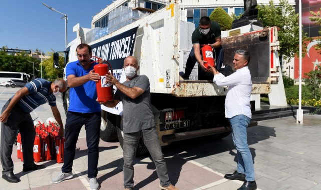 Muratpaşa&#039;dan Tunceli&#039;de yangınla mücadeleye destek