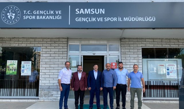 Musa Aydın, Samsun Gençlik ve Spor İl Müdürlüğü&#039;nü ziyaret etti