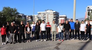 Nazilli'de Avrupa Hareketlilik Haftası kapsamında sağlık için yürüdüler