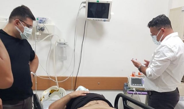 Nöbetten çıkan doktor, eve dönüş yolunda kazada yaralandı