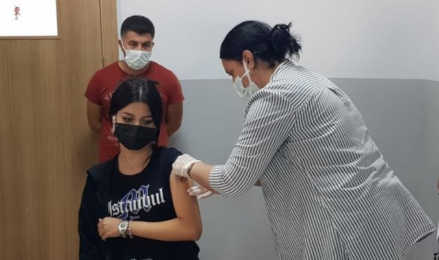 Odtülüler Okulları Diyarbakır Kampüsünde aşılamada örnek davranış