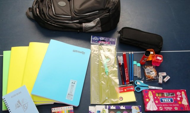 Öğrencilere kırtasiye desteği