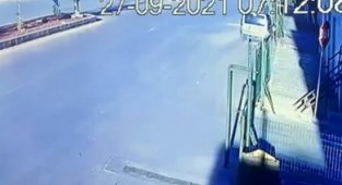 Önce çarptı sonra sürükledi