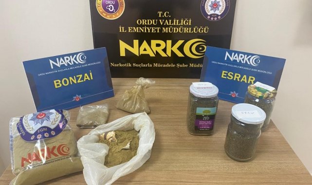 Ordu&#039;da il dışından getirilen uyuşturucuya operasyon: 1 tutuklama